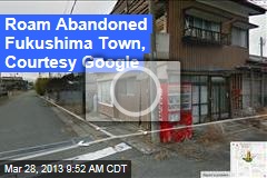 Roam Abandoned Fukushima Town, Courtesy Google
