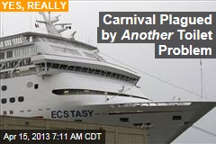 Carnival Plagued by Another Toilet Problem