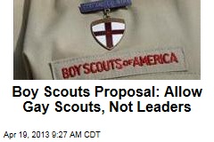 Boy Scouts Proposal: Allow Gay Scouts, Not Leaders
