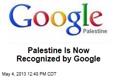 Palestine Is Now Recognized by Google