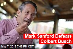Mark Sanford Defeats Colbert Busch