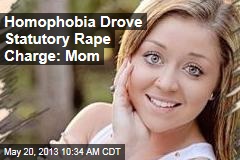 Homophobia Drove Statutory Rape Charge: Mom
