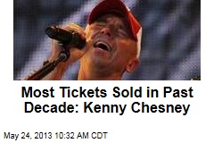 Most Tickets Sold in Past Decade: Kenny Chesney