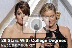 28 Stars With College Degrees