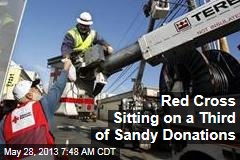 Red Cross Sitting on a Third of Sandy Donations