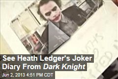 See Heath Ledger&#39;s Joker diary from Dark Knight