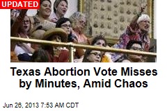 Texas Passes Abortion Ban After Filibuster Shot Down