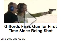 Giffords Fires Gun for First Time Since Being Shot
