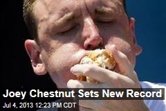 Joey Chestnut Sets New Record