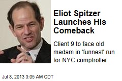 Spitzer Follows Weiner Back Into Politics