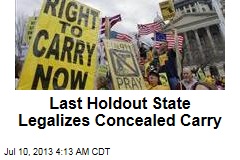 Last Holdout State Legalizes Concealed Carry