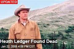 Heath Ledger Found Dead