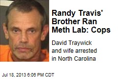 Randy Travis&#39; Brother Ran Meth Lab: Cops