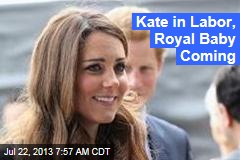 Kate in Labor in London Hospital