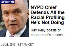 NYPD Chief Defends All the Racial Profiling He&#39;s Not Doing