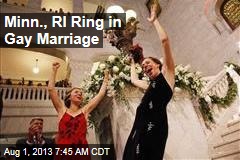 Wedding Bells Ring as Minnesota, RI Bring in Gay Marriage