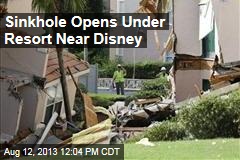 Sinkhole Opens Under Resort Near Disney