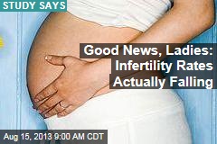 Good News, Ladies: Infertility Rates Actually Falling