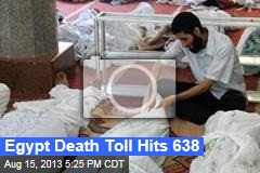 Egypt Death Toll Hits 638