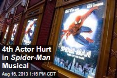 4th Actor Hurt in Spider-Man Musical