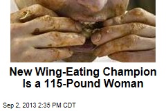 New Wing-Eating Champion is a 115-Pound Woman