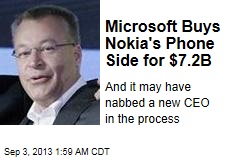 Microsoft&#39;s $7.2B Nokia Buy May Include New Boss