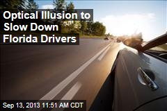 Optical Illusion to Slow Down Florida Drivers