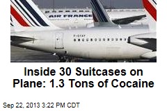 Cops Sieze 1.3 Tons of Cocaine From Air France Plane