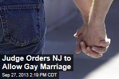 Judge Orders New Jersey to Allow Gay Marriage