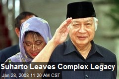 Suharto Leaves Complex Legacy