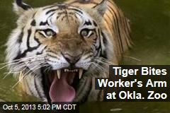Tiger Bites Worker&#39;s Arm at Okla. Zoo