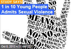 1 in 10 Young People Admits Sexual Violence