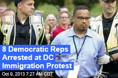 8 Democratic Reps Arrested at DC Immigration Protest