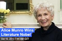 Literature Nobel Goes to Alice Munro