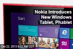 Nokia Introduces New Windows Tablet, Phablet