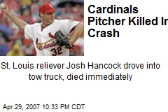 Cardinals Pitcher Killed In Crash