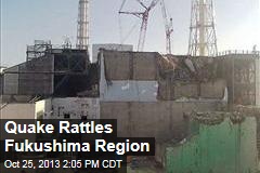 Quake Rattles Fukushima Region