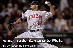 Twins Trade Santana to Mets