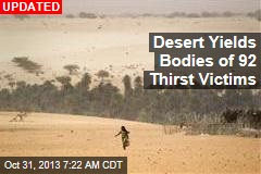 Bodies of 87 Thirst Victims Found in Desert