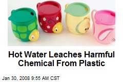 Hot Water Leaches Harmful Chemical From Plastic