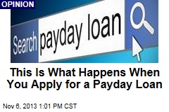 This Is What Happens When You Apply for a Payday Loan