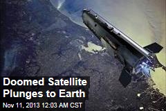 Gravity Satellite Plunges to Earth