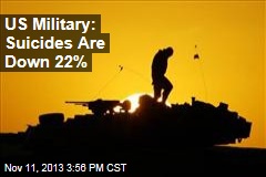 US Military: Suicides Are Down 22%