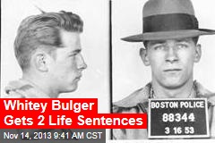 Whitey Bulger Gets 2 Life Sentences