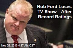 Rob Ford Loses Staff, TV Show