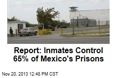 Report: Inmates Control 65% of Mexico&#39;s Prisons
