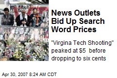 News Outlets Bid Up Search Word Prices