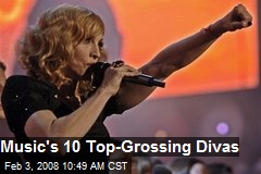Music's 10 Top-Grossing Divas