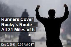 Runners Cover Rocky&#39;s Route&mdash; All 31 Miles of It