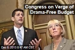 Congress on Verge of Drama-Free Budget